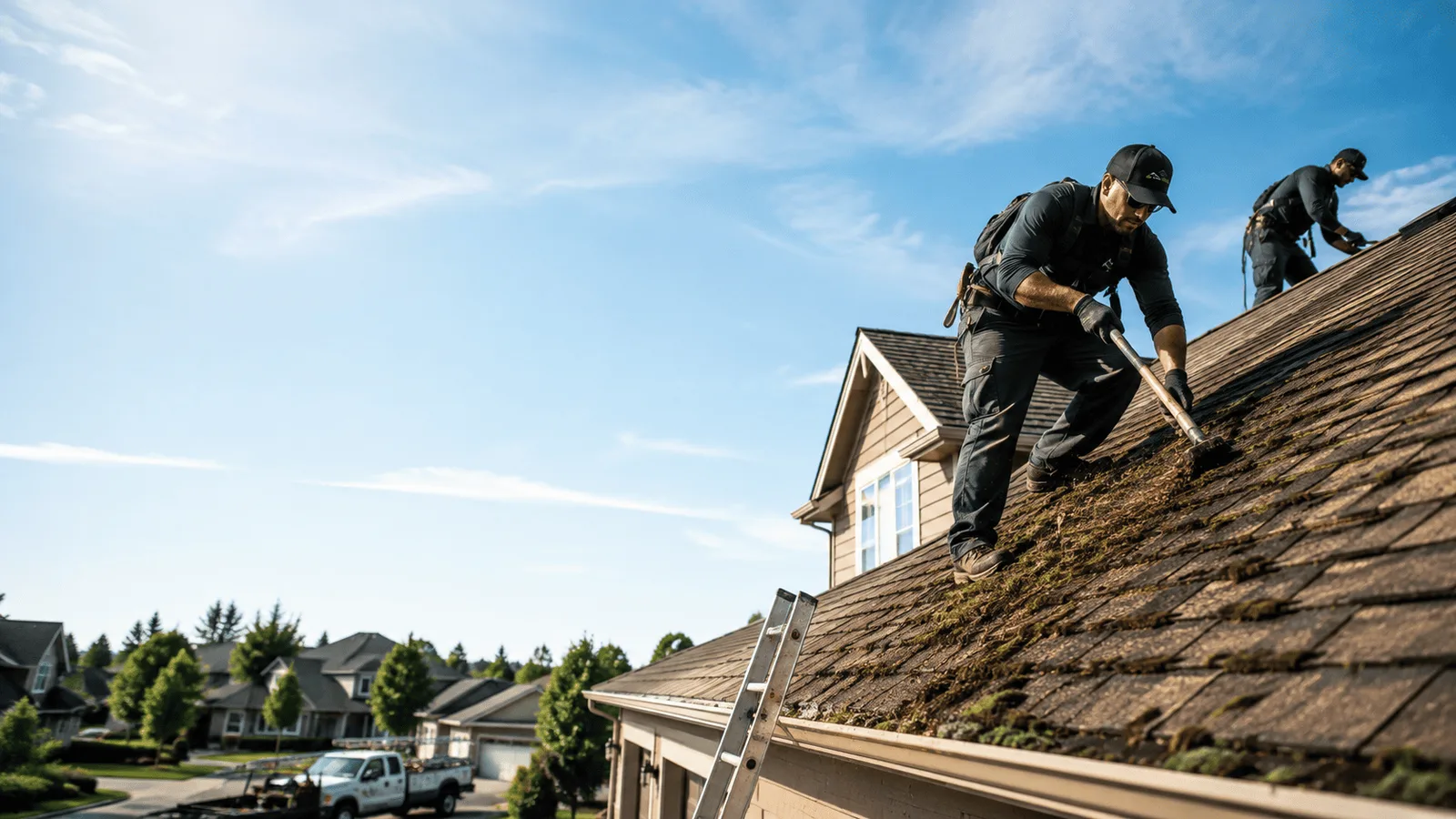 Roof Moss Removal in Mark, IL near me
